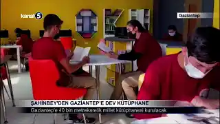Şahinbey’den Gaziantep’e Dev Kütüphane