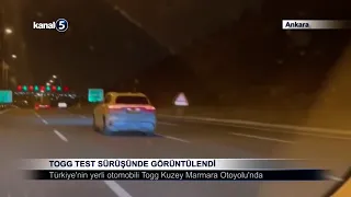 Togg Test Sürüşünde Görüntülendi