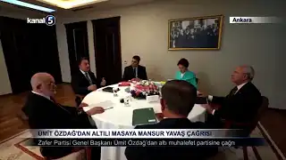 Ümit Özdağ’dan Altılı Masaya Mansur Yavaş Çağrısı