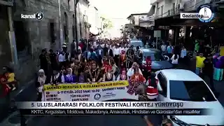 5. Uluslararası Folklor Festivali Kortej Yürüyüşü