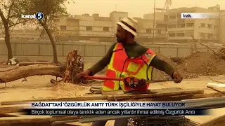Bağdat’taki ‘Özgürlük Anıtı’ Türk İşçiliğiyle Hayat Buluyor
