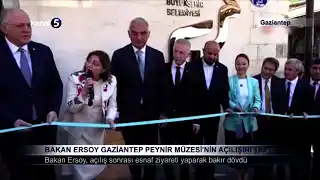 Bakan Ersoy Gaziantep Peynir Müzesi’nin Açılışını Yaptı