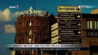 Başkent Medyası ASBÜ Rektörü Arıcan’ı Ziyaret Etti