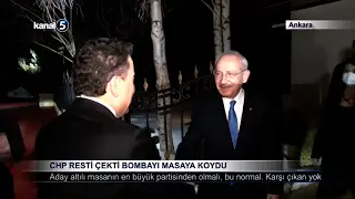 CHP Resti Çekti Bombayı Masaya Koydu