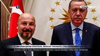 Cumhurbaşkanı Erdoğan, Serkan Taranoğlu’nu Görevden Aldı
