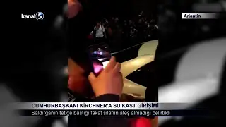 Cumhurbaşkanı Kirchner’a Suikast Girişimi