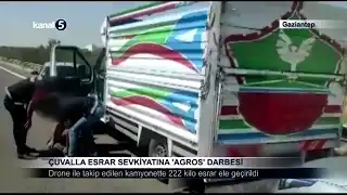 Çuvalla Esrar Sevkiyatına ‘Agros’ Darbesi