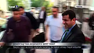 Demirtaş’tan Akşener’e Sert Yanıt