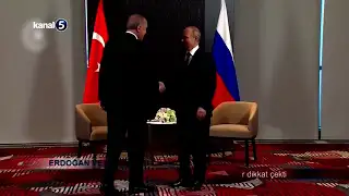 Erdoğan ve Putin Kol Kola Yürüdü