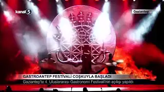 GastroAntep Festivali Coşkuyla Başladı