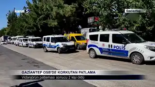 Gaziantep OSB’de Korkutan Patlama