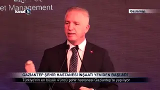 Gaziantep Şehir Hastanesi İnşaatı Yeniden Başladı