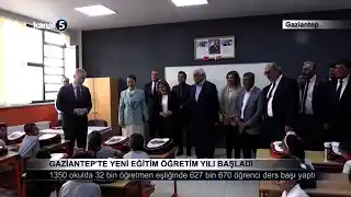Gaziantep’te Yeni Eğitim Öğretim Yılı Başladı