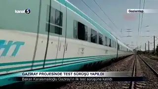 Gaziray Projesinde Test Sürüşü Yapıldı