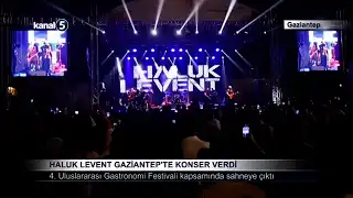 Haluk Levent Gaziantep’te Konser Verdi