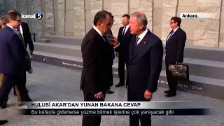 Hulusi Akar’dan Yunan Bakana Cevap