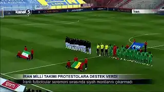 İran Milli Takımı Protestolara Destek Verdi