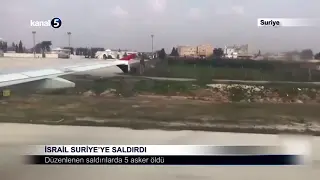 İsrail Suriye’ye Saldırdı