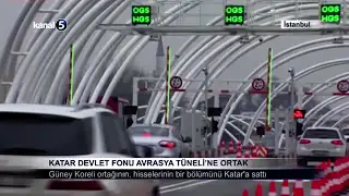 Katar Devlet Fonu Avrasya Tüneli’ne Ortak