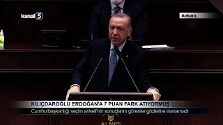 Kılıçdaroğlu Erdoğan’a 7 Puan Fark Atıyormuş