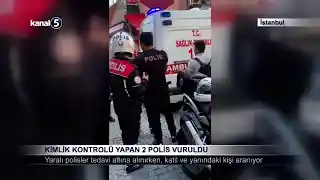 Kimlik Kontrolü Yapan 2 Polis Vuruldu