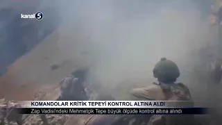 Komandolar Kritik Tepeyi Kontrol Altına Aldı