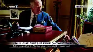 Kral III. Charles Meşhur Kırmızı Çantayı Devraldı