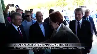 Meral Akşener Ekrem İmamoğlu’nu Ziyaret Etti