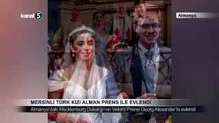 Mersinli Türk Kızı Alman Prens İle Evlendi