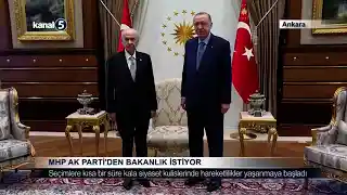 MHP AK Parti’den Bakanlık İstiyor