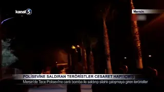 Polisevine Saldıran Teröristler Cesaret Hapı İçmiş
