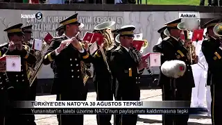 Türkiye’den NATO’ya 30 Ağustos Tepkisi