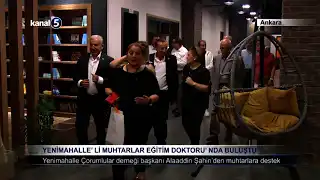 Yenimahalle’Li Muhtarlar Eğitim Doktoru’ Nda Buluştu