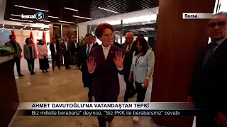 Ahmet Davutoğlu’na Vatandaştan Tepki