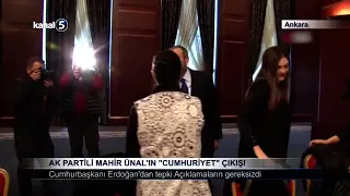 AK Partili Mahir Ünal’ın “Cumhuriyet” Çıkışı