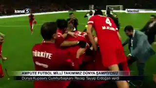 Ampute Futbol Milli Takımımız Dünya Şampiyonu