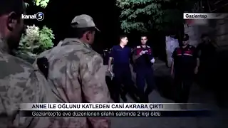 Anne İle Oğlunu Katleden Cani Akraba Çıktı