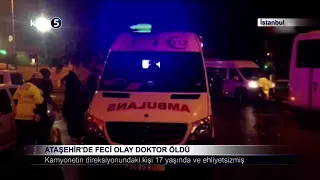 Ataşehir’de Feci Olay Doktor Öldü