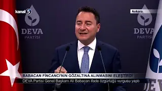 Babacan Fincancı’nın Gözaltına Alınmasını Eleştirdi
