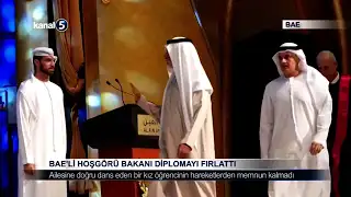 BAE’li Hoşgörü Bakanı Diplomayı Fırlattı