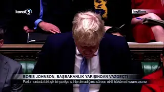 Boris Johnson, Başbakanlık Yarışından Vazgeçti