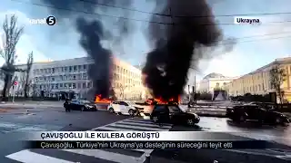 Çavuşoğlu İle Kuleba Görüştü