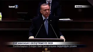 CHP Anayasayı Değiştirmeyiz Dedi