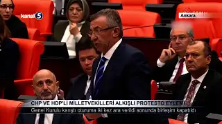 CHP ve HDP’li Milletvekilleri Alkışlı Protesto Eylemi