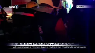 Cumhurbaşkanı Erdoğan’dan Maden Ocağı Paylaşımı