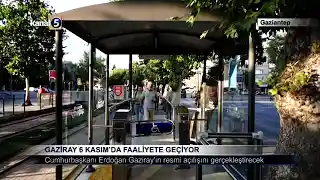 Gaziray 6 Kasım’da Faaliyete Geçiyor
