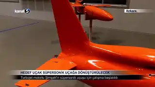 Hedef Uçak Süpersonik Uçağa Dönüştürülecek