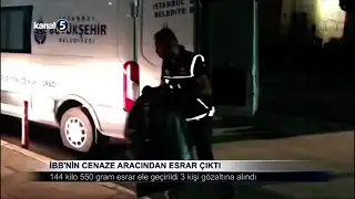 İBB’nin Cenaze Aracından Esrar Çıktı