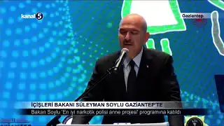 İçişleri Bakanı Süleyman Soylu Gaziantep’te