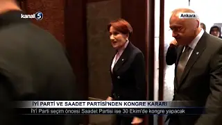İYİ Parti ve Saadet Partisi’nden Kongre Kararı